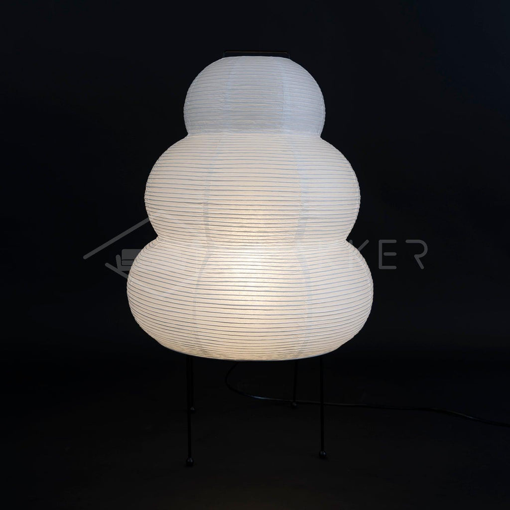 Lampe à poser moderne Fleming en papier Blanc