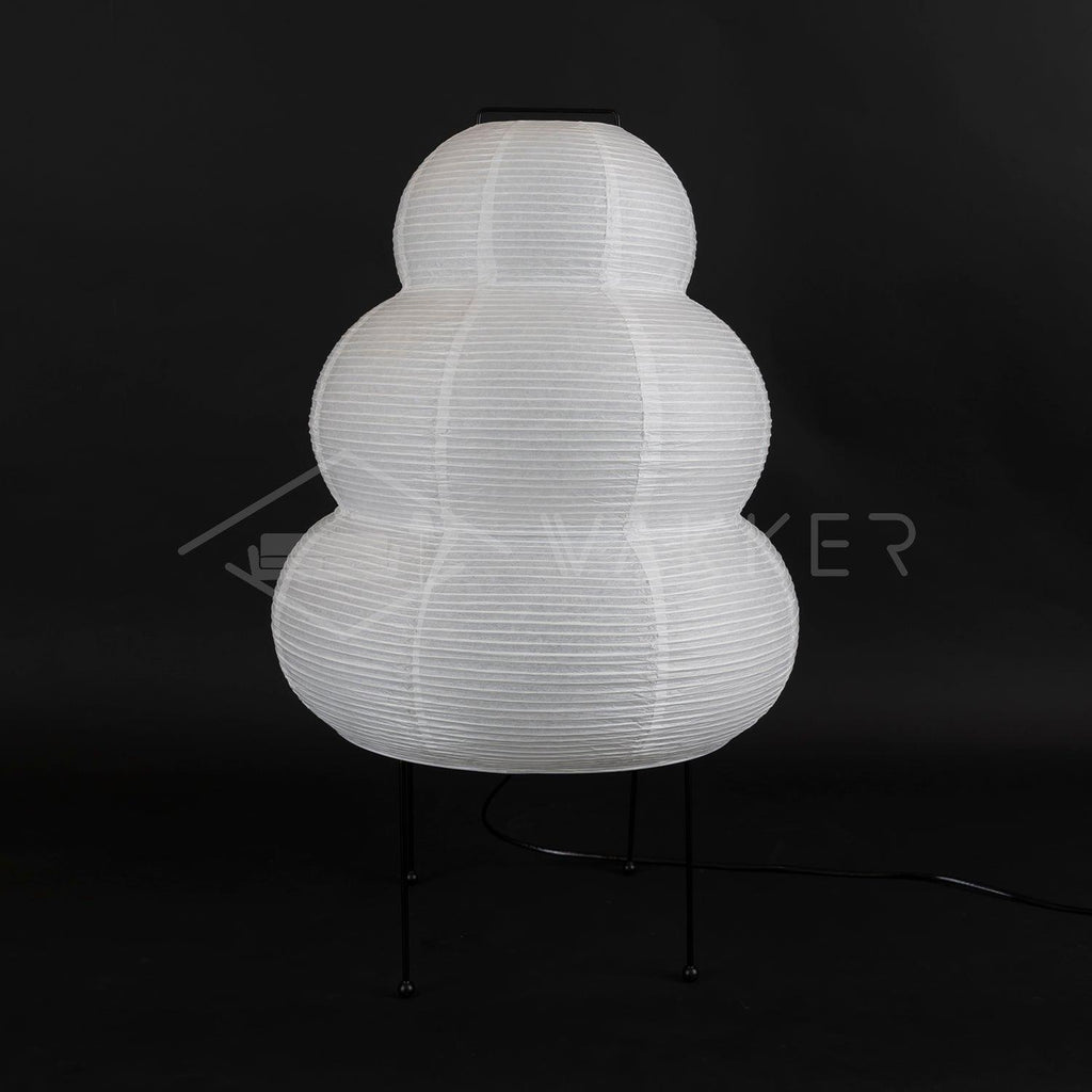 Lampe à poser moderne Fleming en papier Blanc
