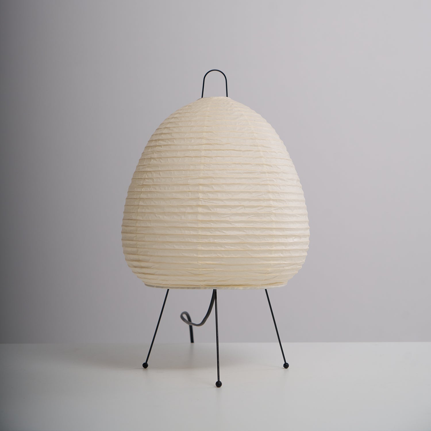 Lampe à poser moderne Fleming en papier Blanc