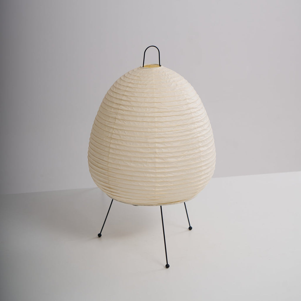 Lampe à poser moderne Fleming en papier Blanc