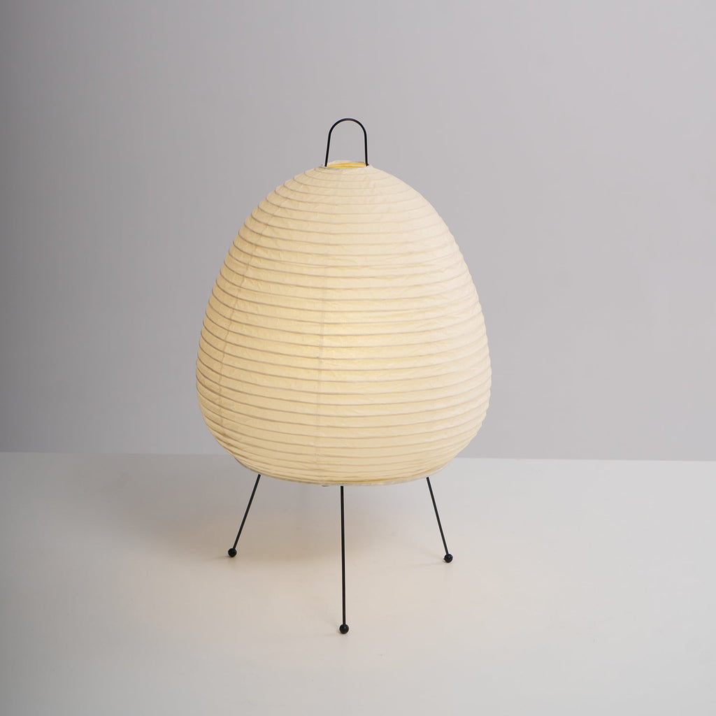 Lampe à poser moderne Fleming en papier Blanc