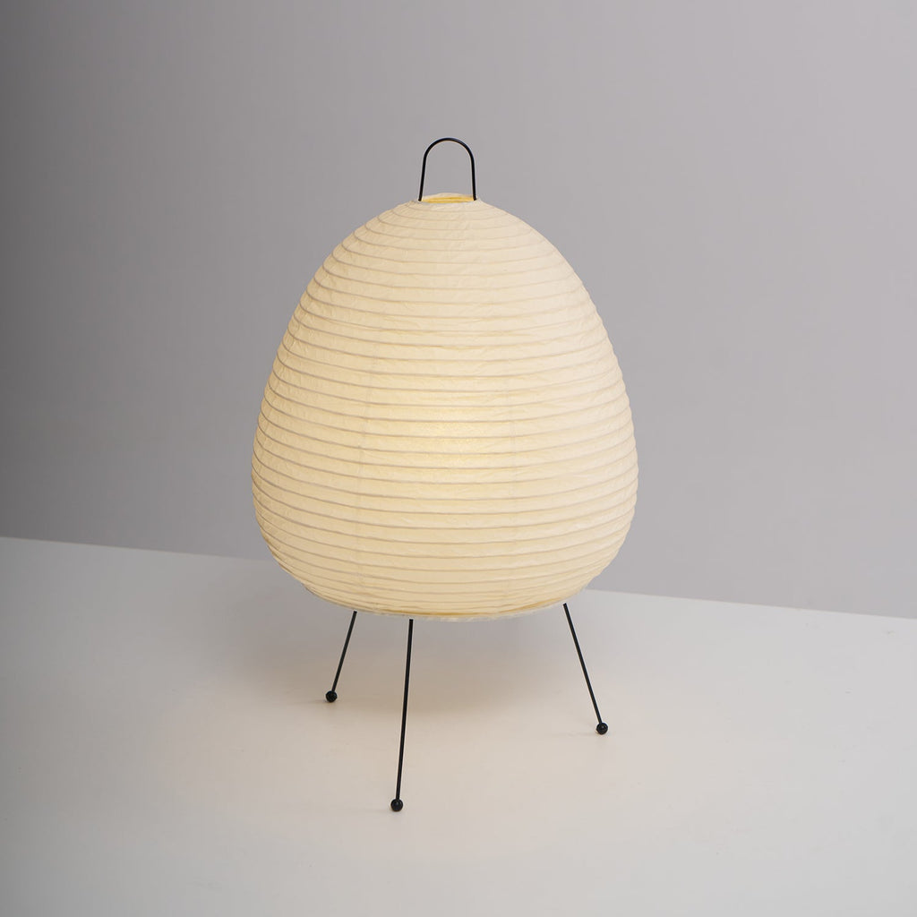 Lampe à poser moderne Fleming en papier Blanc