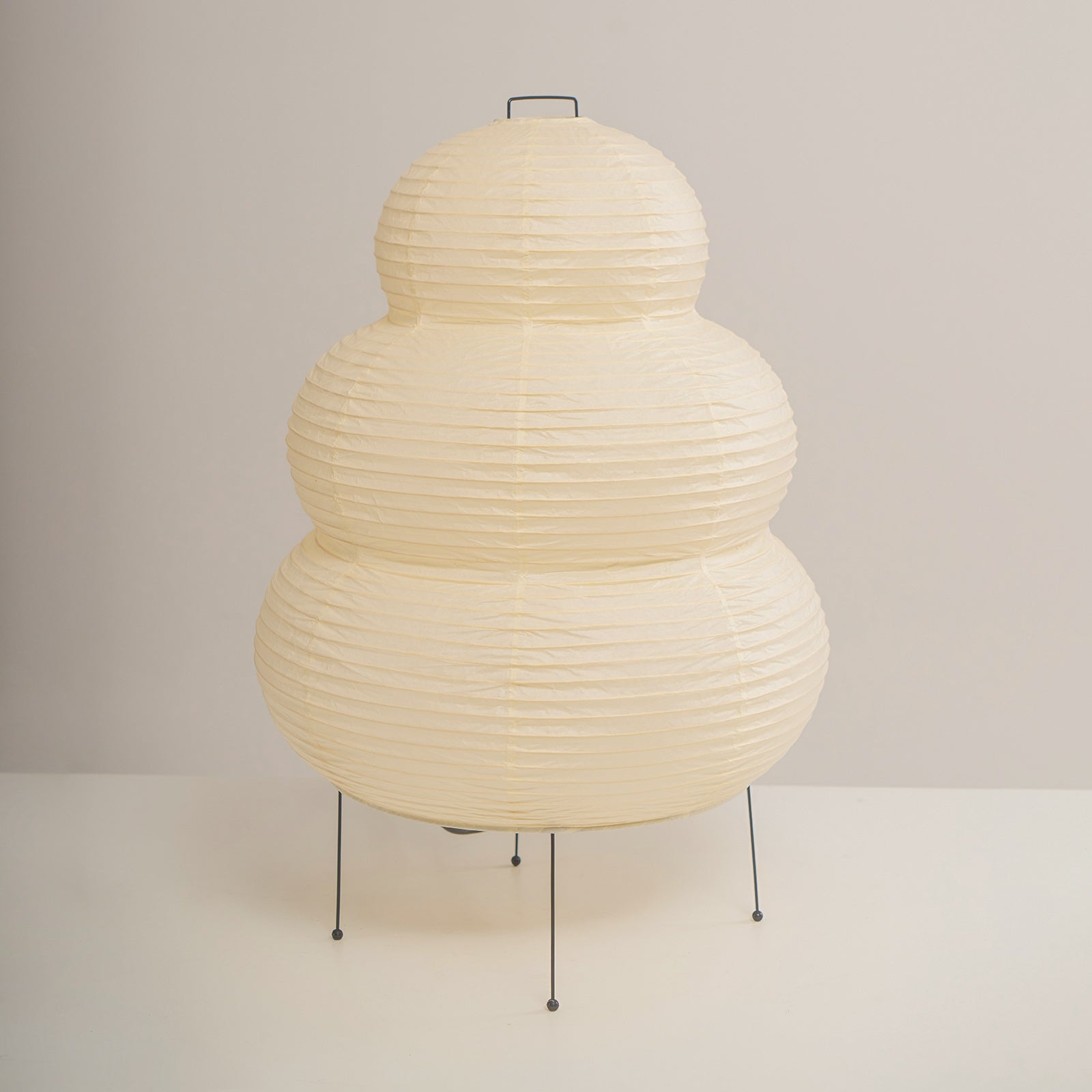 Lampe à poser moderne Fleming en papier Blanc