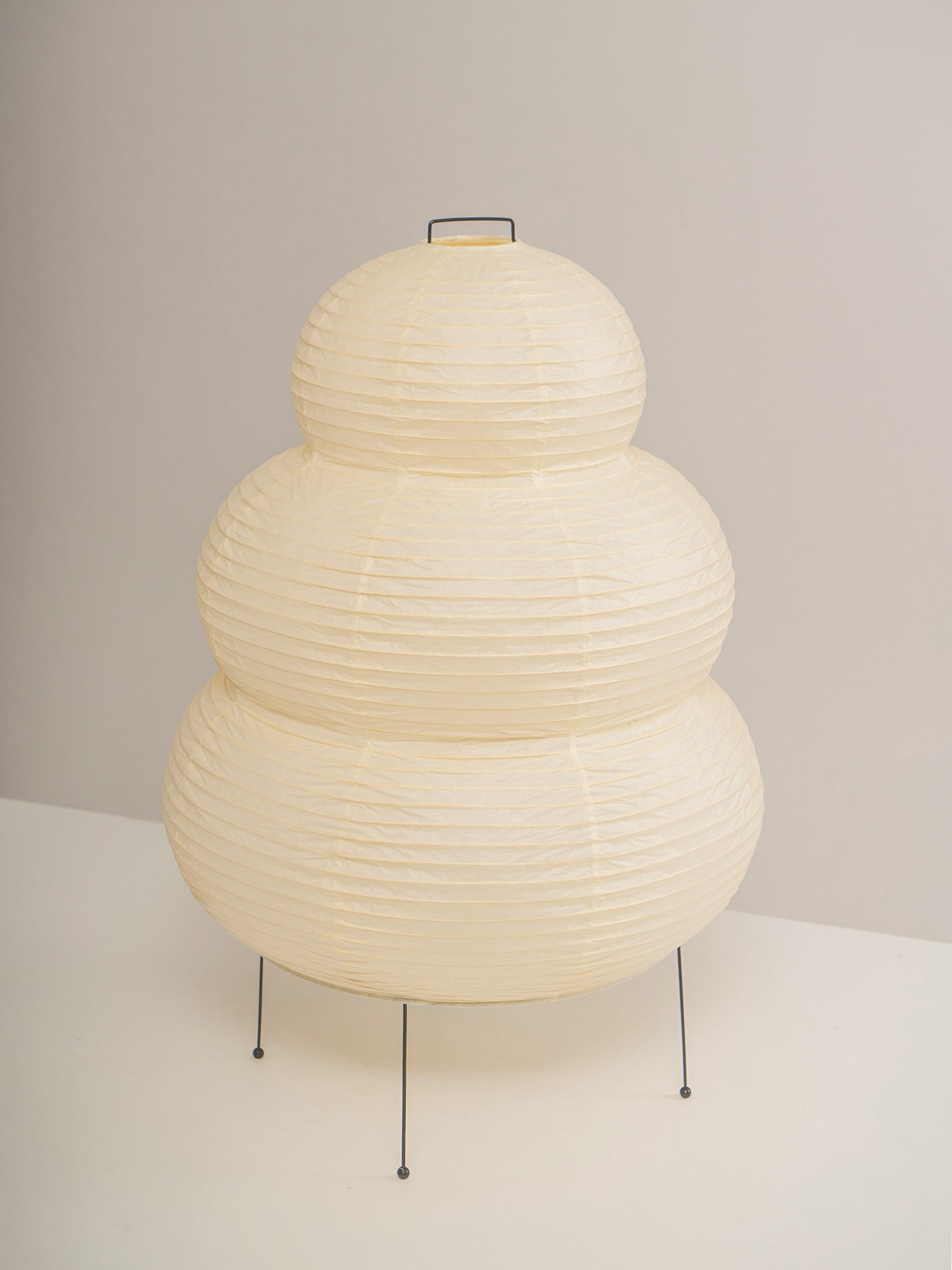 Lampe à poser moderne Fleming en papier Blanc