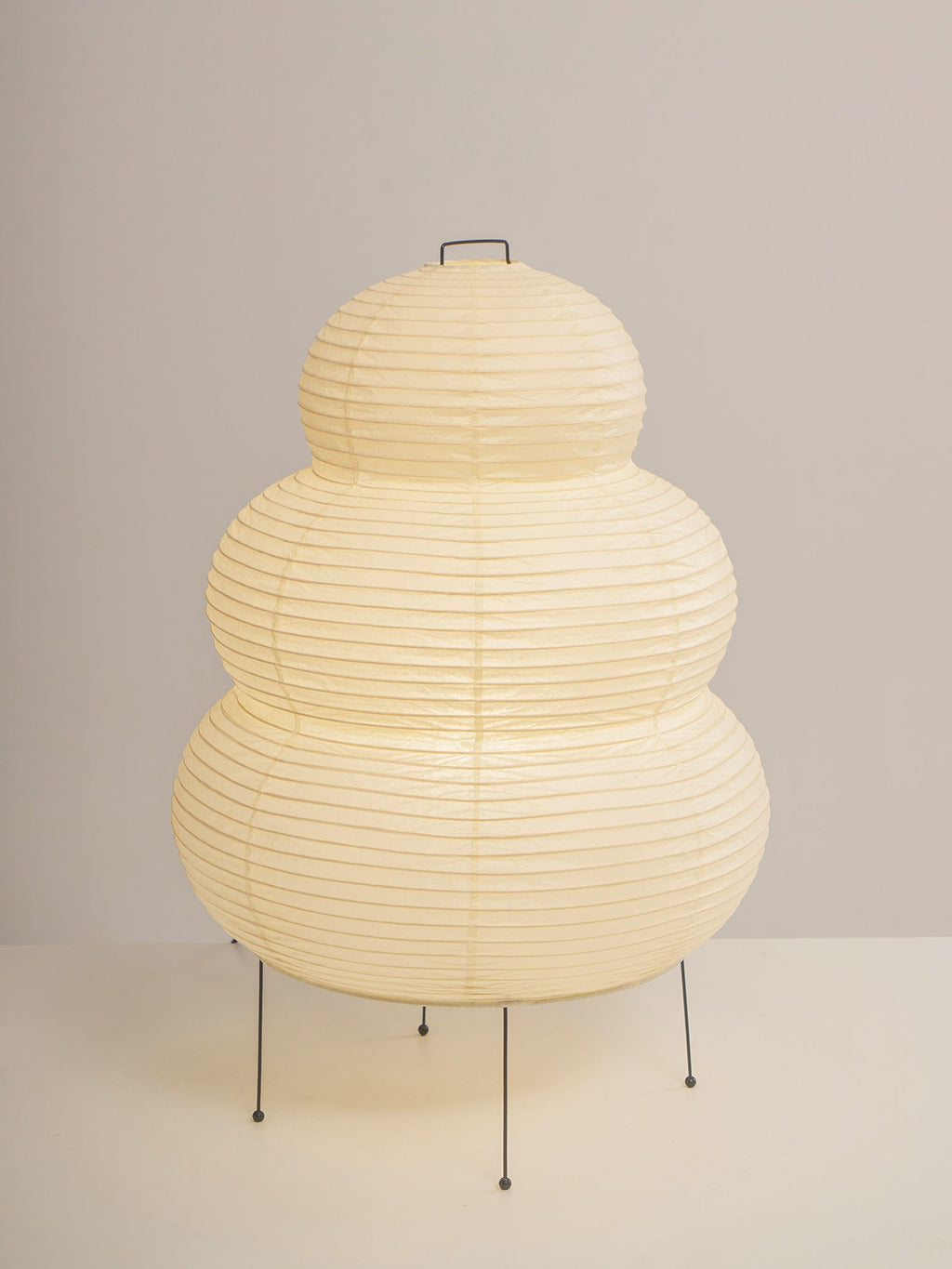 Lampe à poser moderne Fleming en papier Blanc