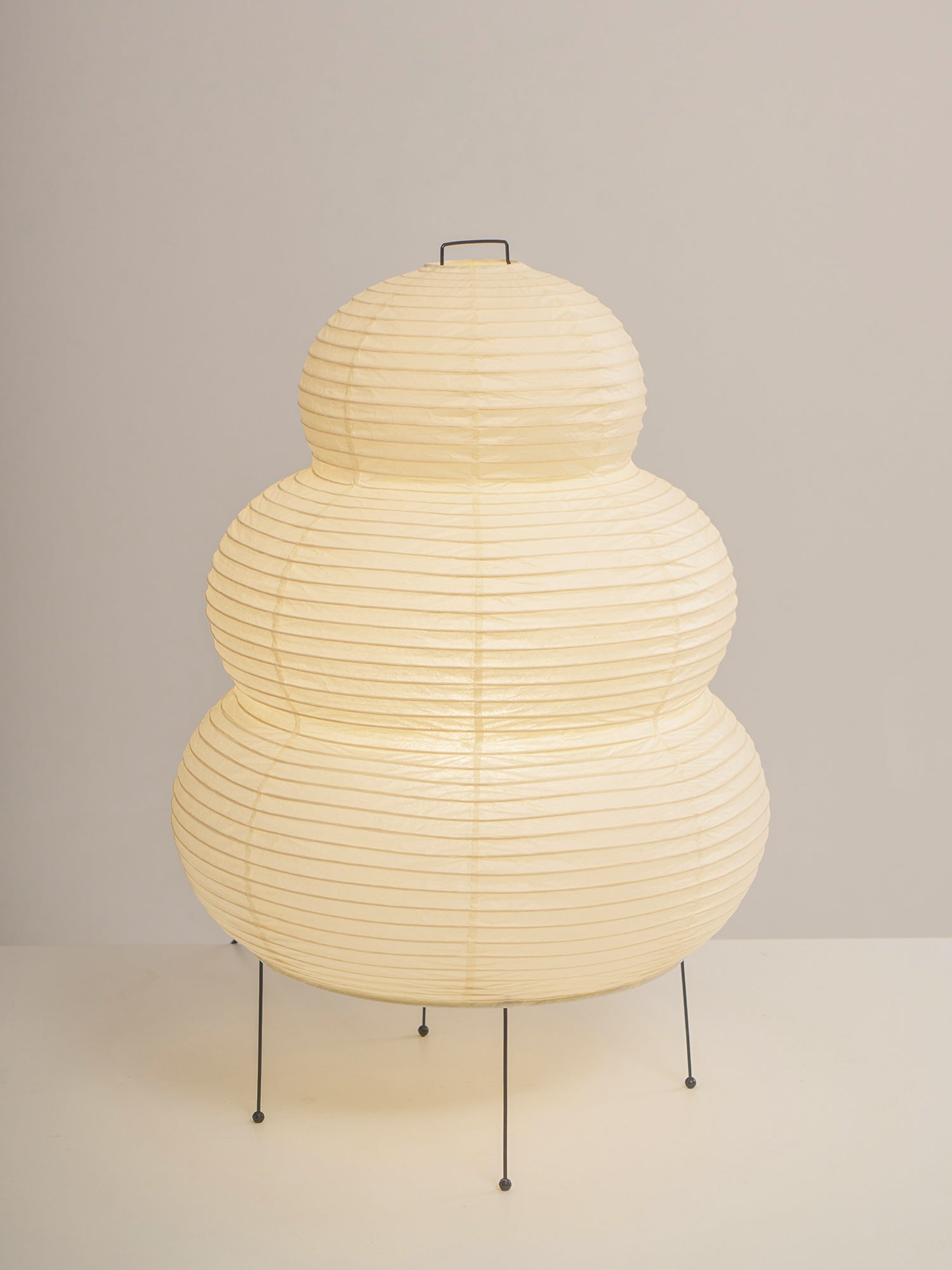 Lampe à poser moderne Fleming en papier Blanc