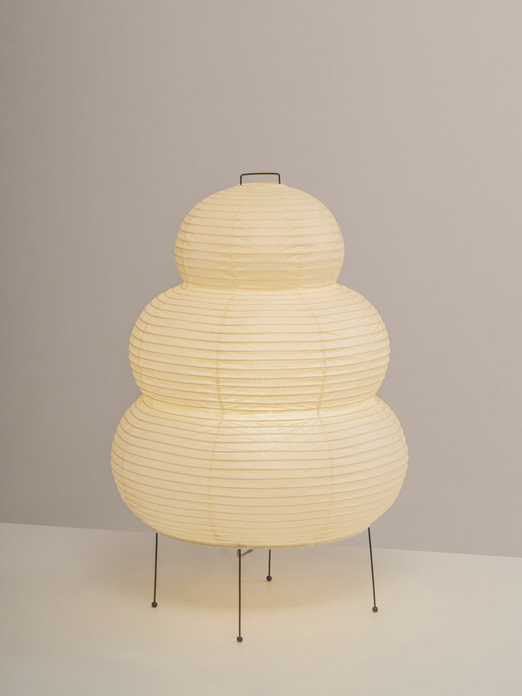 Lampe à poser moderne Fleming en papier Blanc