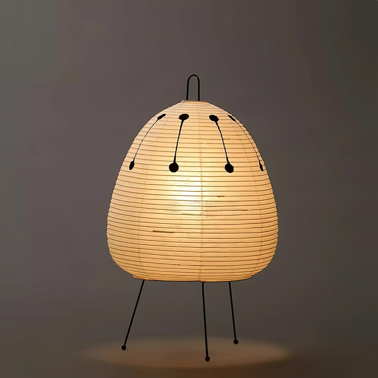 Lampe à poser moderne Fleming en papier Blanc