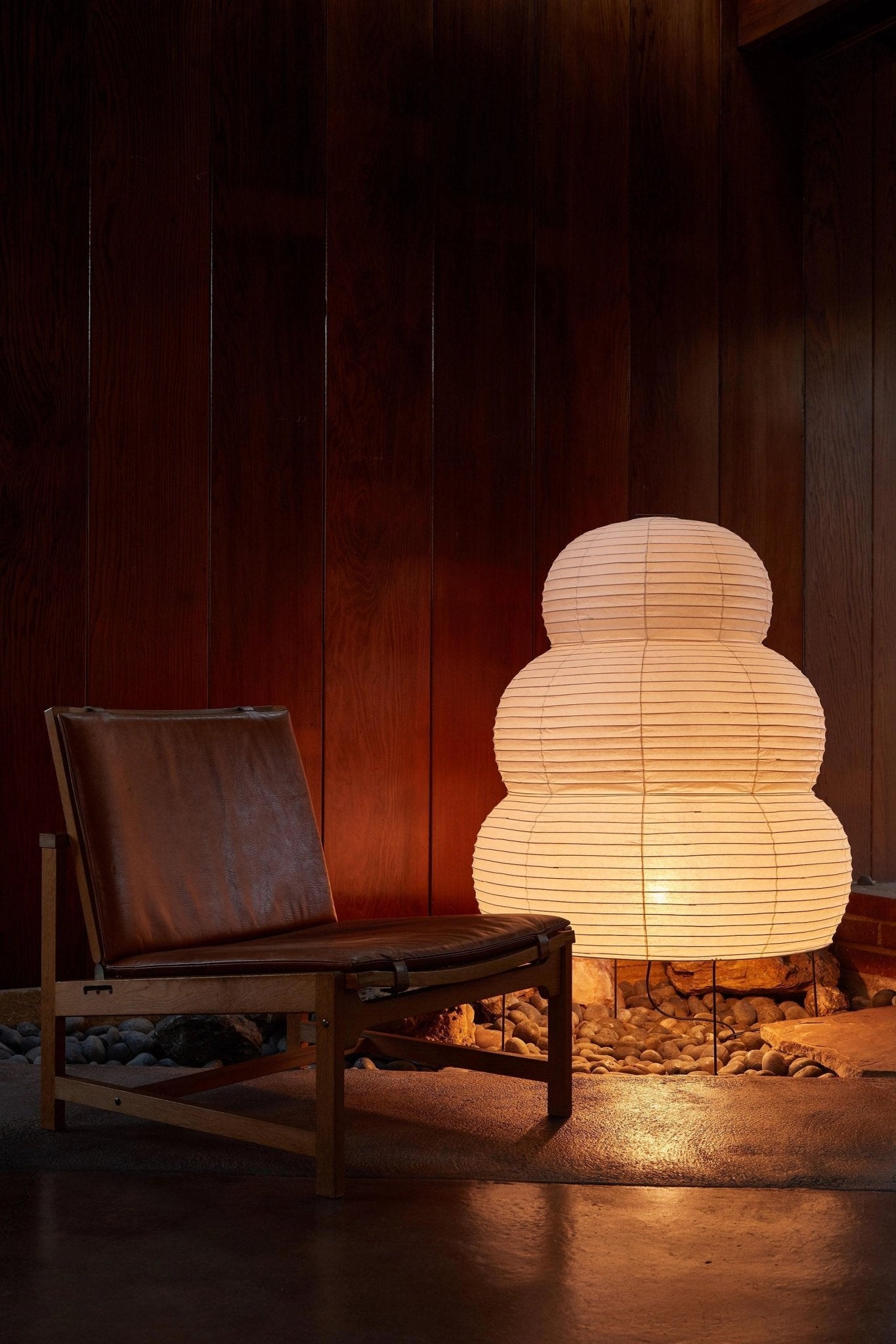 Lampe à poser moderne Fleming en papier Blanc