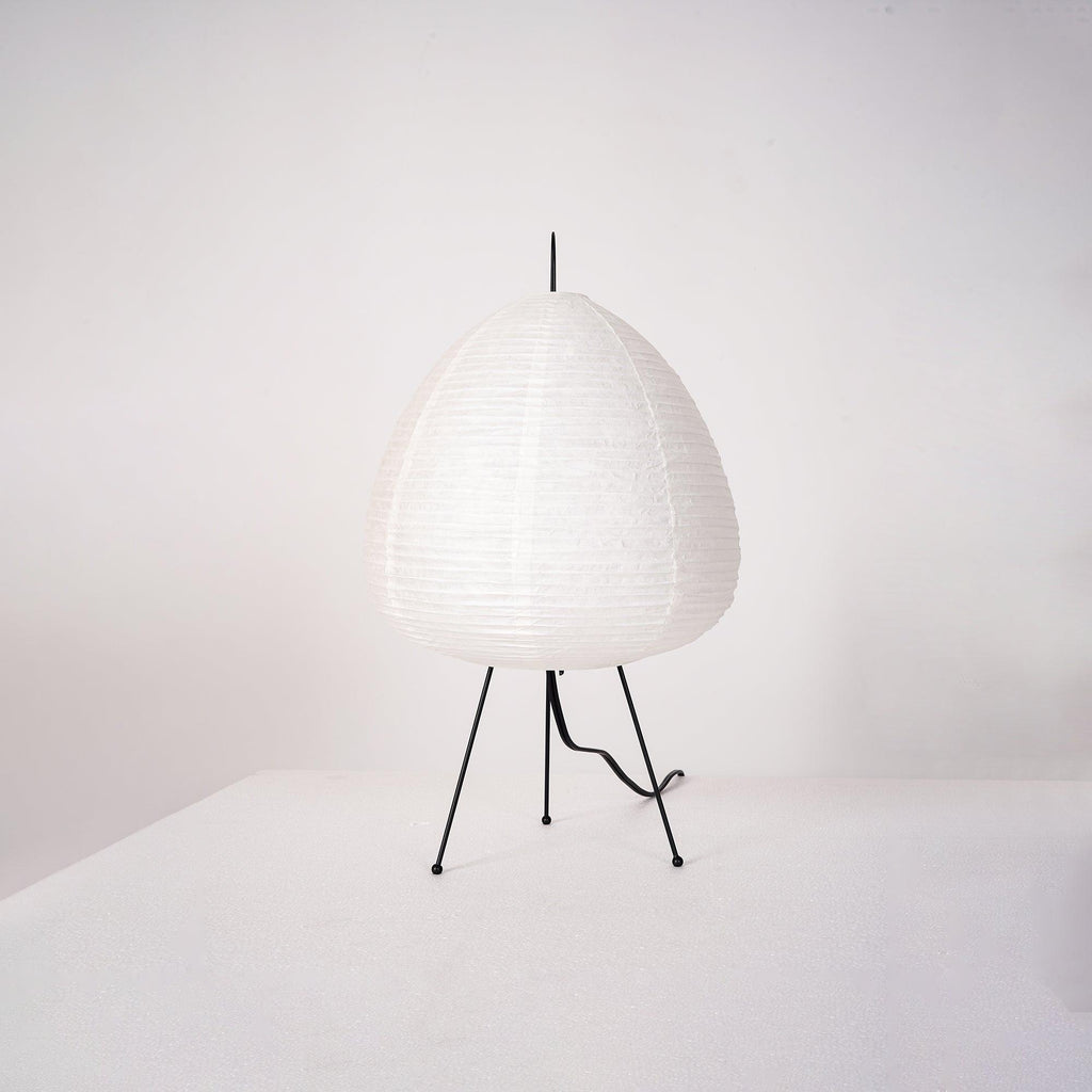 Lampe à poser moderne Fleming en papier Blanc