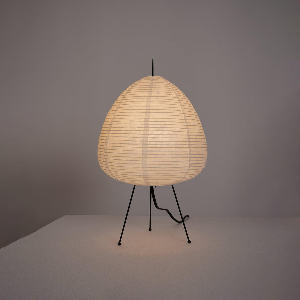 Lampe à poser moderne Fleming en papier Blanc