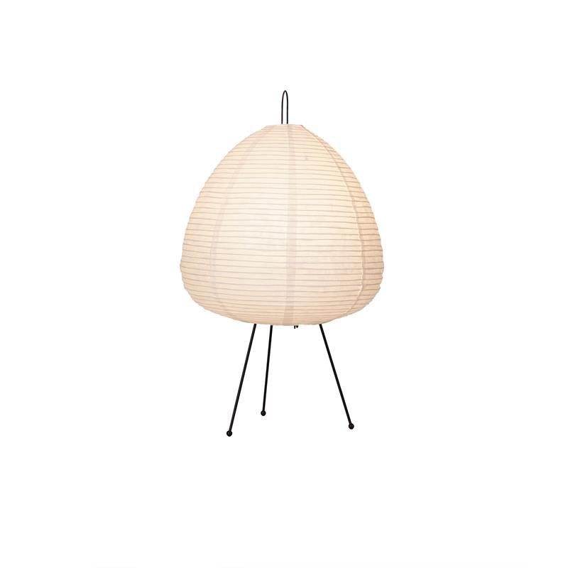 Lampe à poser moderne Fleming en papier Blanc