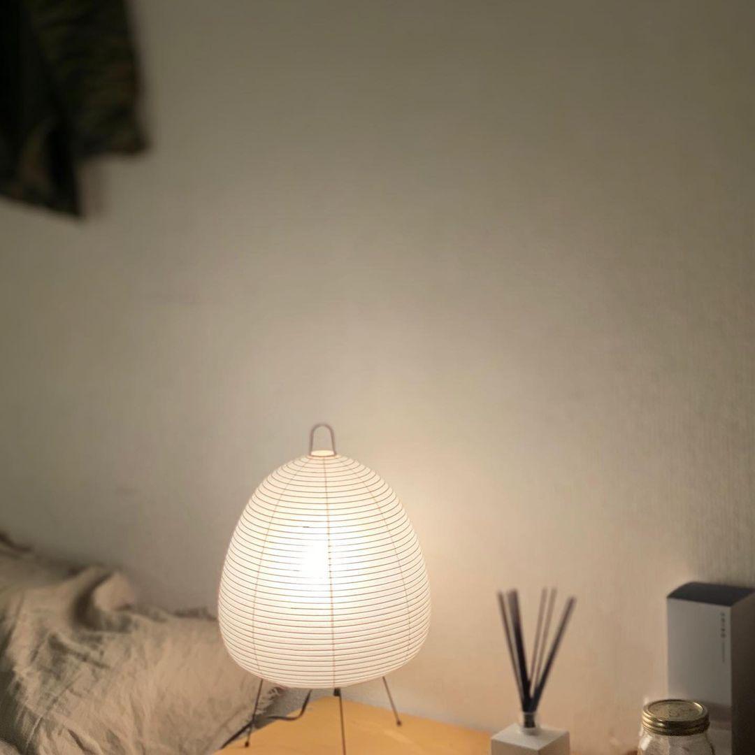 Lampe à poser moderne Fleming en papier Blanc