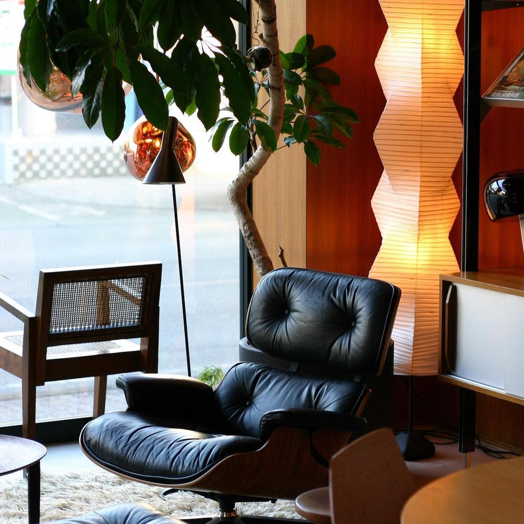 Lampadaire moderne Cyril en papier Blanc