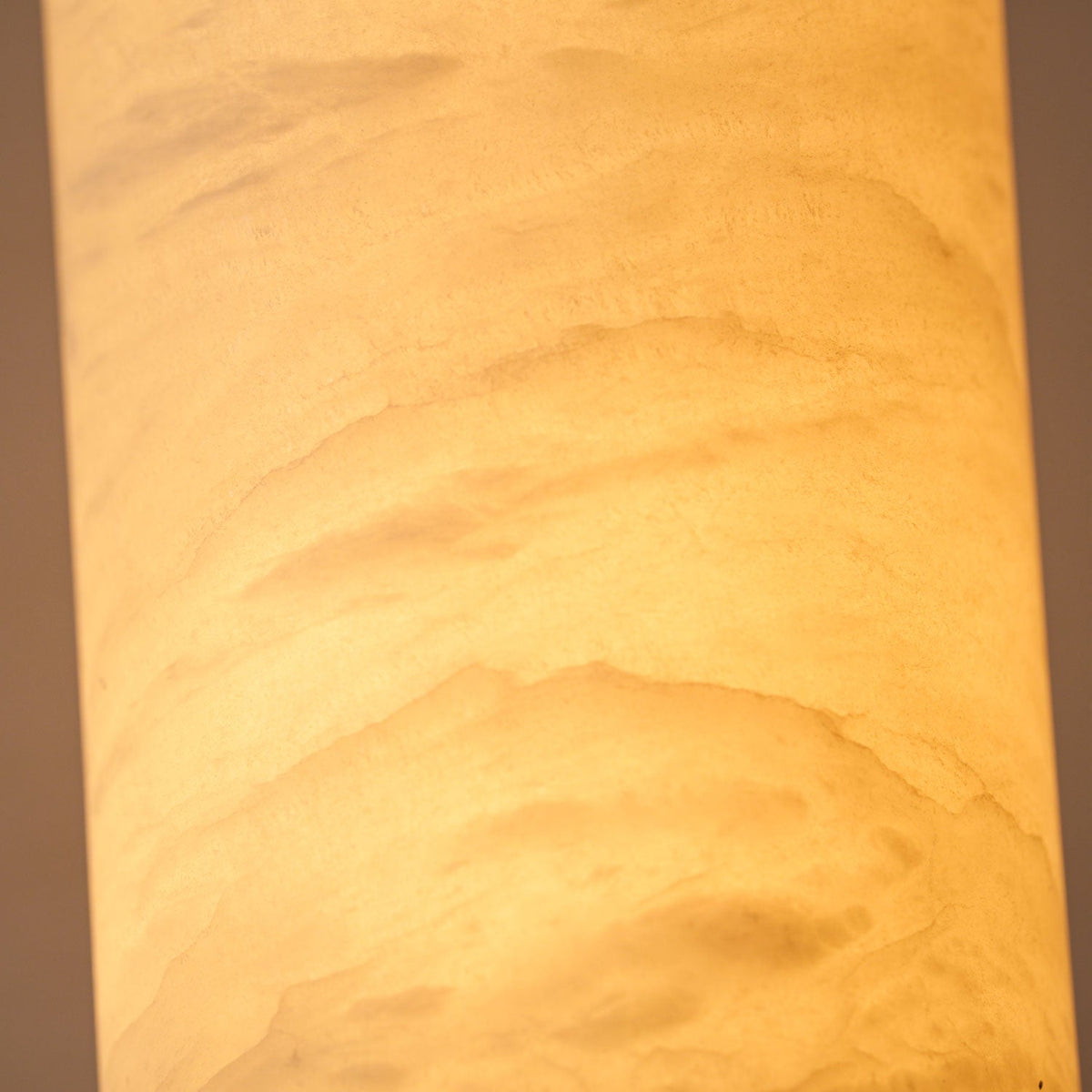 Alabaster Cylinder Pendant Light