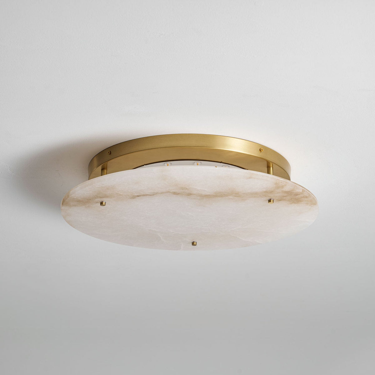 Alabaster Disc Ceiling Lamp