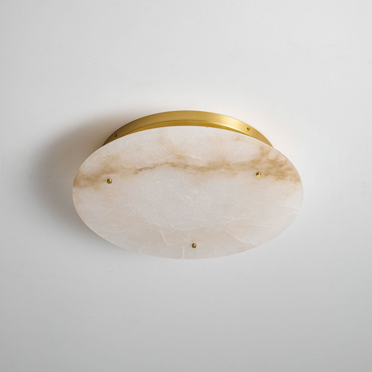 Alabaster Disc Ceiling Lamp