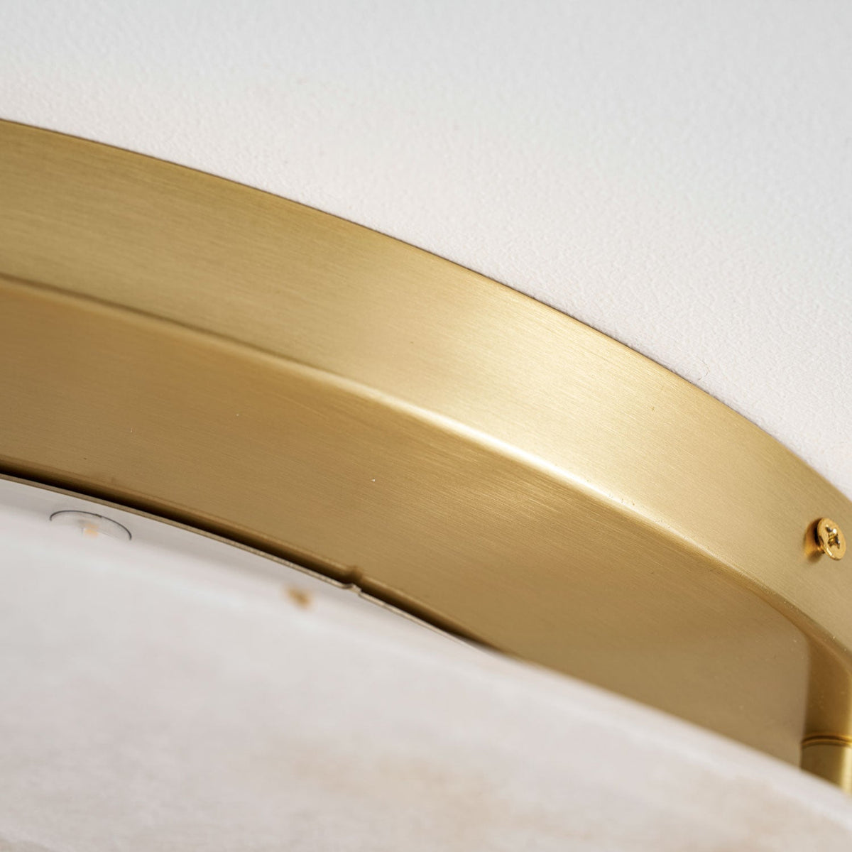 Alabaster Disc Ceiling Lamp