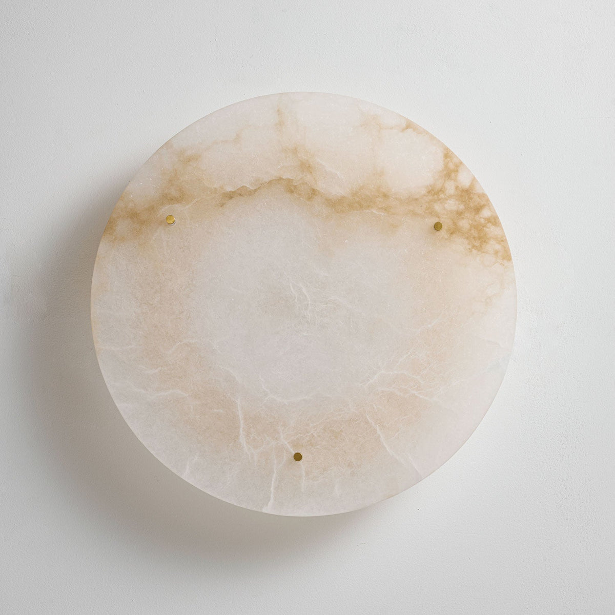 Alabaster Disc Ceiling Lamp