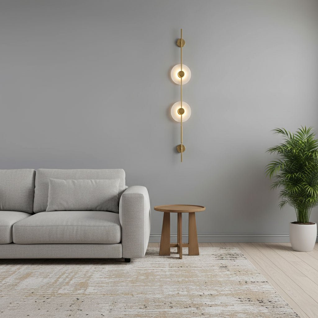 Applique murale moderne Frej en Albâtre