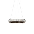 Lustre moderne Kenric en Albâtre Noir