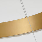 Lustre moderne Kenric en Albâtre Noir