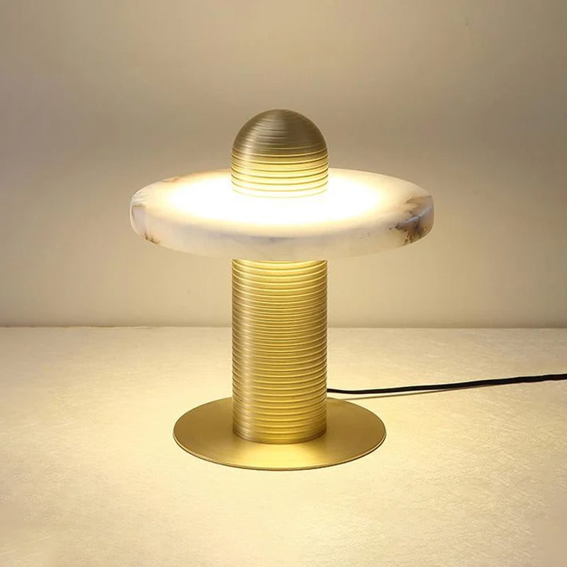 Lampe à poser moderne Booth en Albâtre
