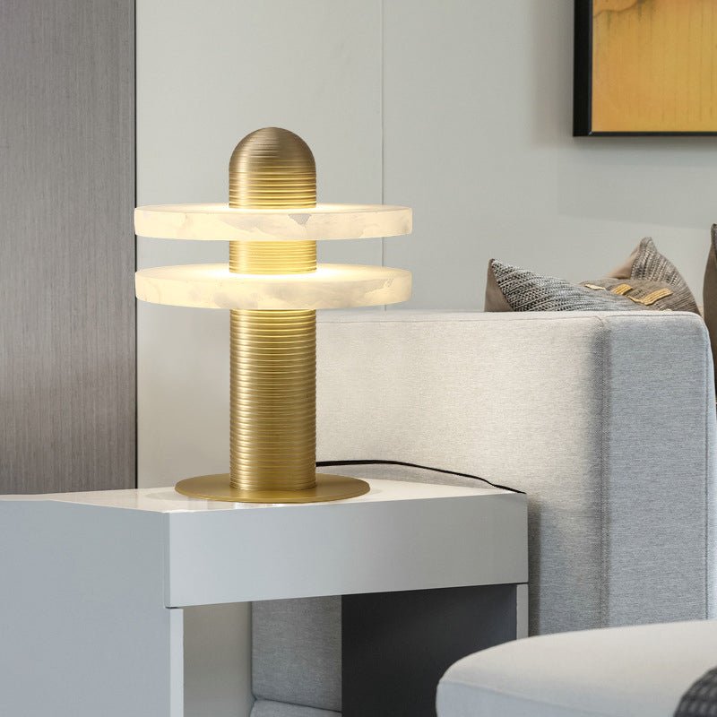 Lampe à poser moderne Booth en Albâtre