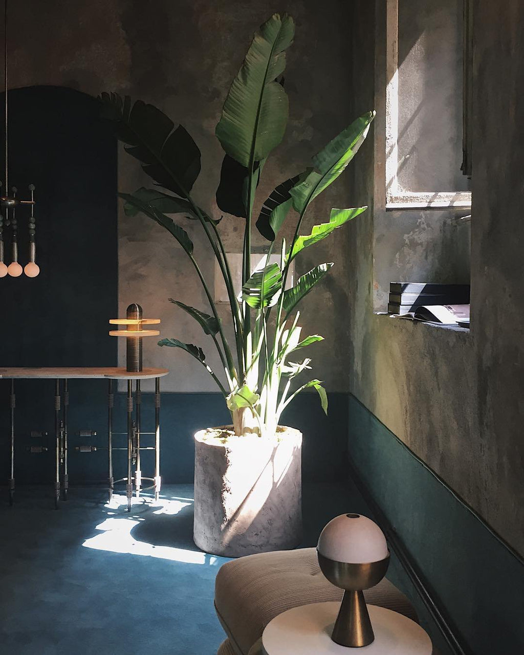 Lampe à poser moderne Booth en Albâtre