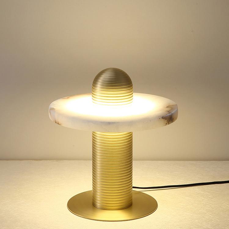 Lampe à poser moderne Booth en Albâtre