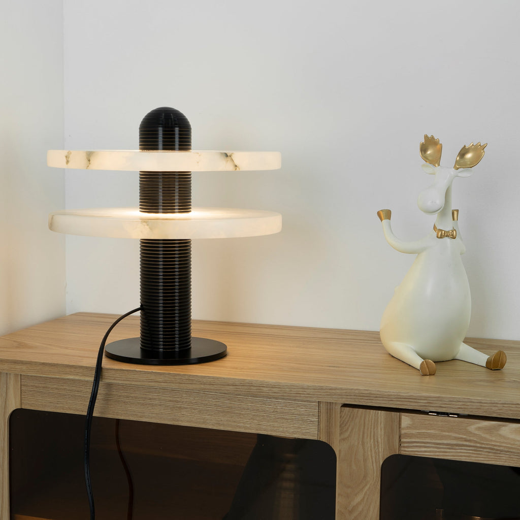 Lampe à poser moderne Booth en Albâtre