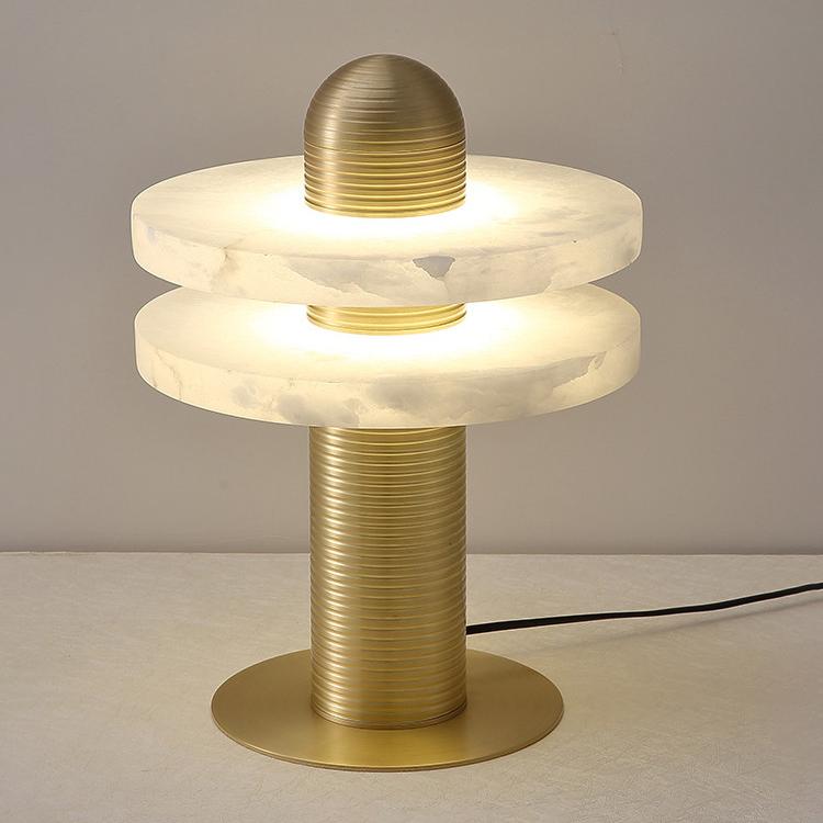Lampe à poser moderne Booth en Albâtre