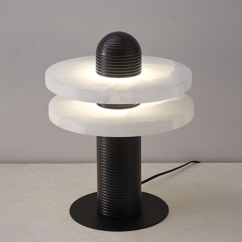 Lampe à poser moderne Booth en Albâtre