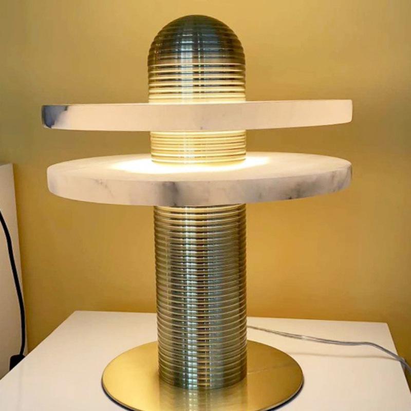 Lampe à poser moderne Booth en Albâtre