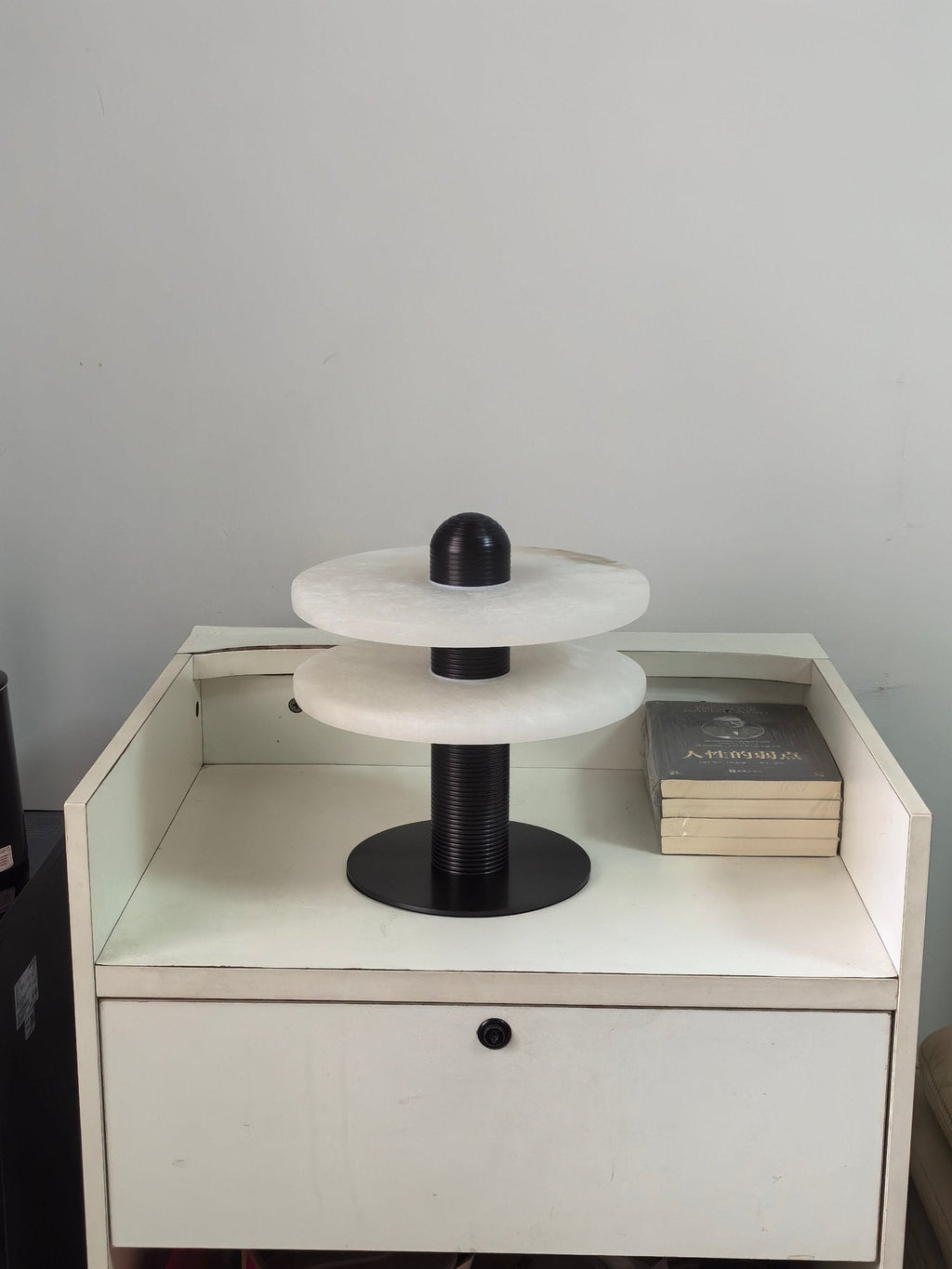 Lampe à poser moderne Booth en Albâtre