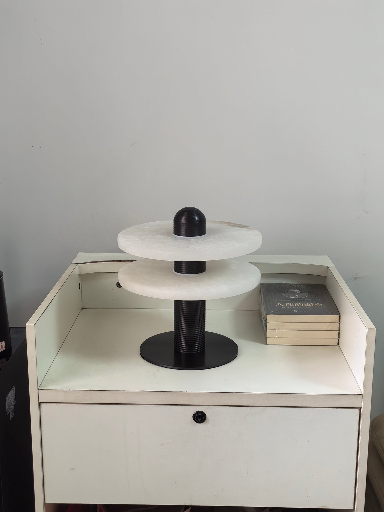 Lampe à poser moderne Booth en Albâtre