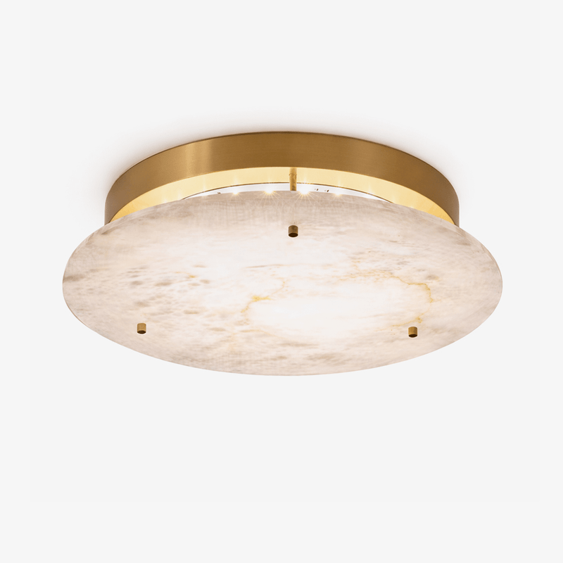 Alabaster Disc Ceiling Lamp