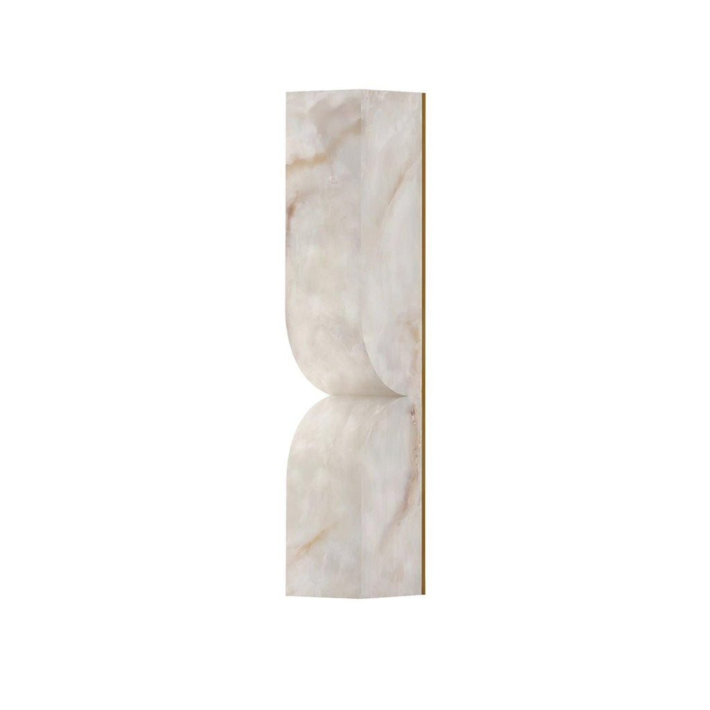 Applique murale moderne Kjel en Albâtre Or et blanc