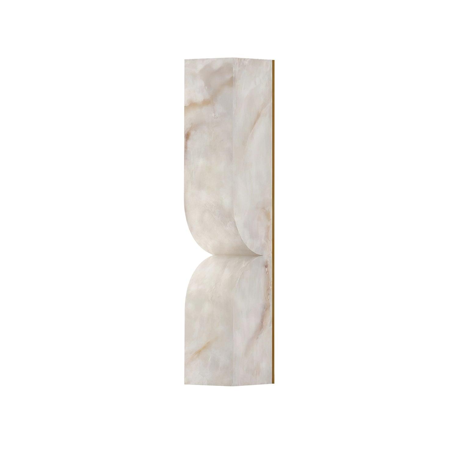 Applique murale moderne Kjel en Albâtre Or et blanc