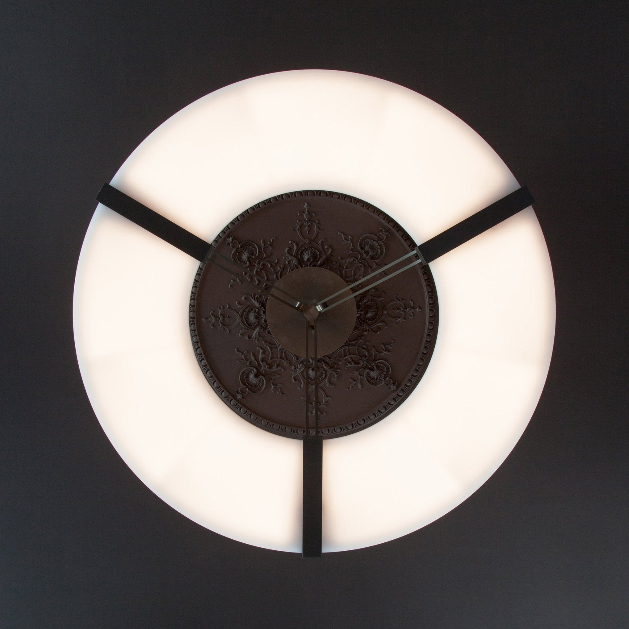 Suspension moderne Judson en Albâtre Noir et blanc