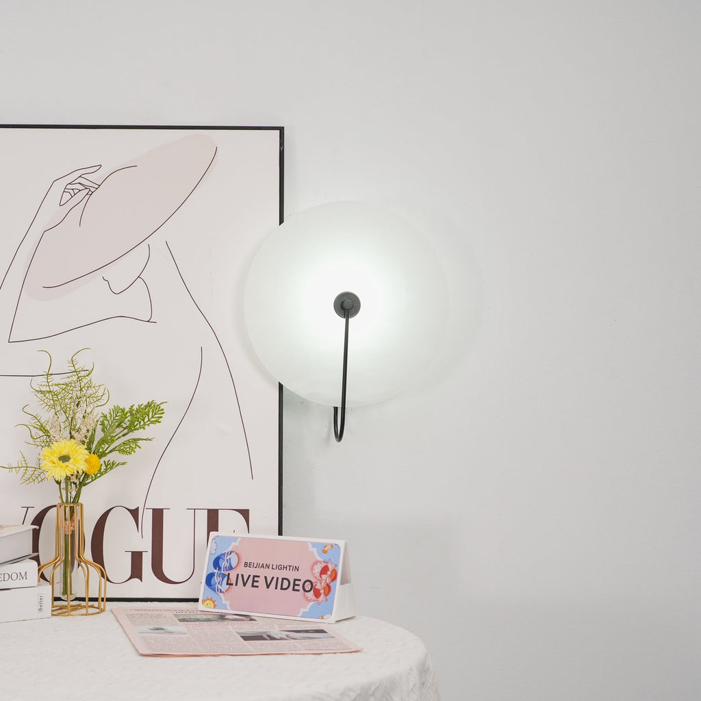 Applique murale moderne Roswell en Albâtre