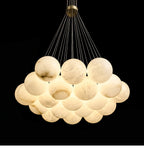 Lustre moderne Gudmund en Albâtre