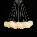 Lustre moderne Gudmund en Albâtre