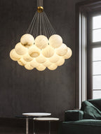 Lustre moderne Gudmund en Albâtre