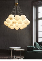 Lustre moderne Gudmund en Albâtre