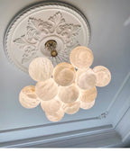 Lustre moderne Gudmund en Albâtre