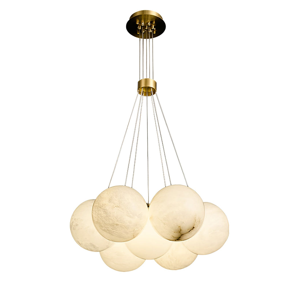 Lustre moderne Gudmund en Albâtre