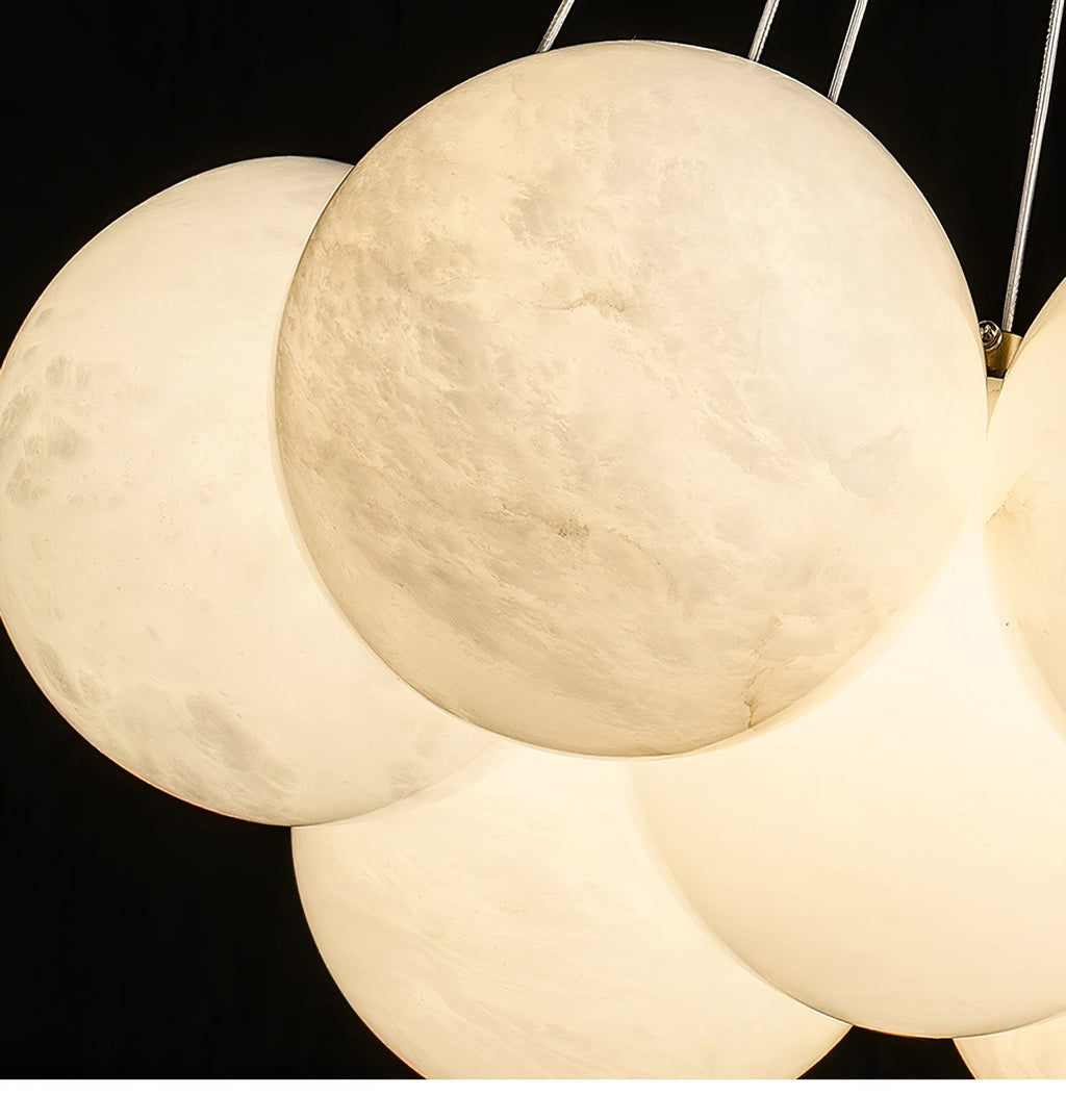 Lustre moderne Gudmund en Albâtre