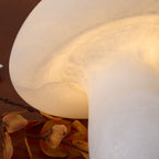 Lampe à poser moderne Ake en Albâtre Blanc
