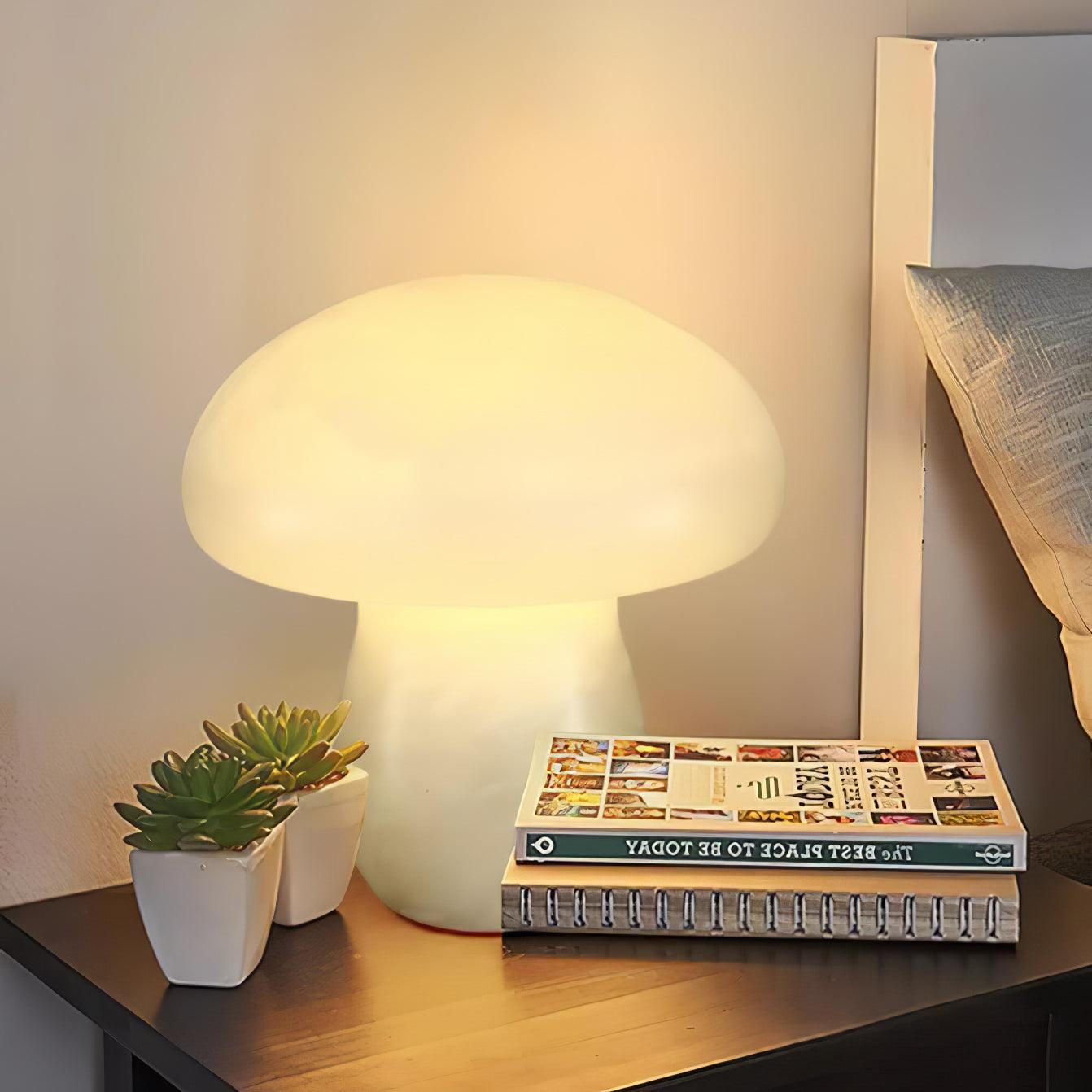 Lampe à poser moderne Ake en Albâtre Blanc